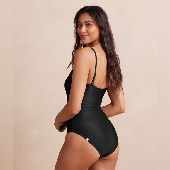 Summersalt The Seascape Sweetheart One Piece swimsuit in black size 12 - Picture 2 of 5